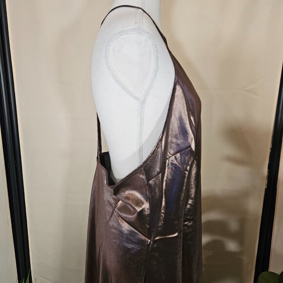 NWT Free People Sunset Satin Midi Size Large - Picture 6 of 13